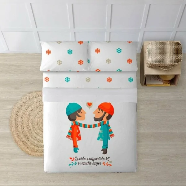 Bedding set Decolores Scarf Multicolour 160 x 270 cm