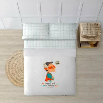 Bedding set Decolores Superheroe Chico Multicolour 210 x...