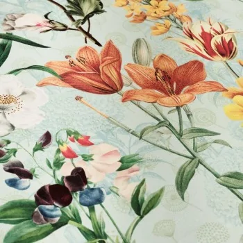 Tablecloth Belum Light Green 100 x 155 cm Floral 2