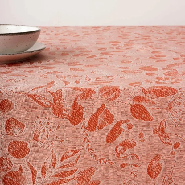 Stain-proof tablecloth Belum Bacoli Orange 100 x 155 cm