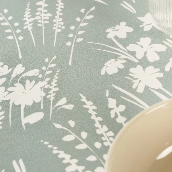 Tablecloth Belum Green 100 x 155 cm Flowers