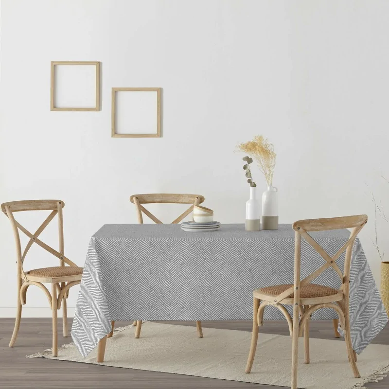 Stain-proof tablecloth Belum Alejandria Grey...