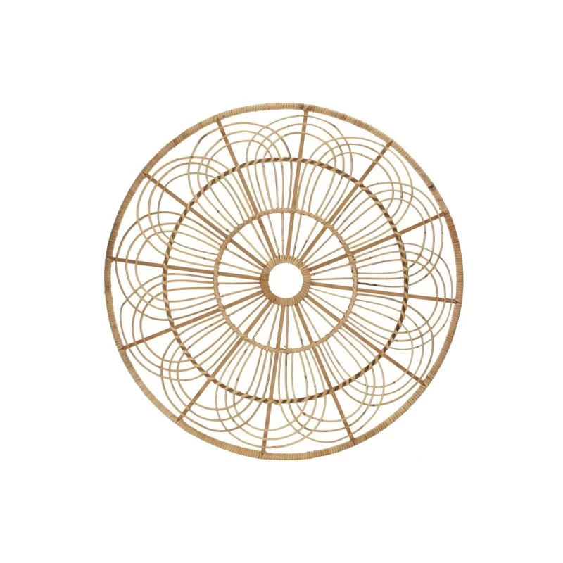 Wall Decoration DKD Home Decor Brown Rattan Tropical (80 x 2,5 x 80 cm)