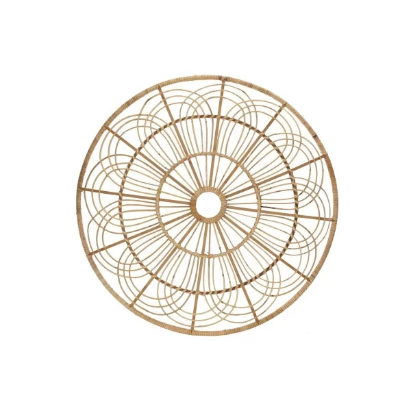 Wall Decoration DKD Home Decor Brown Rattan Tropical (80 x 2,5 x 80 cm)